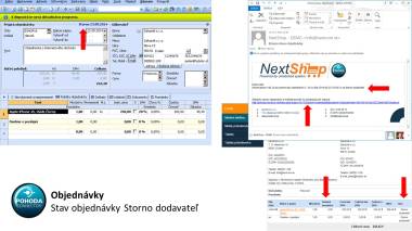 Objednvky (Stav objednvky Storno dodavate)